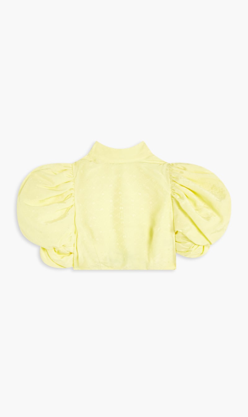 

Rotate Birger Christensen Yellow Dusk Top for Women | The Deal Outlet