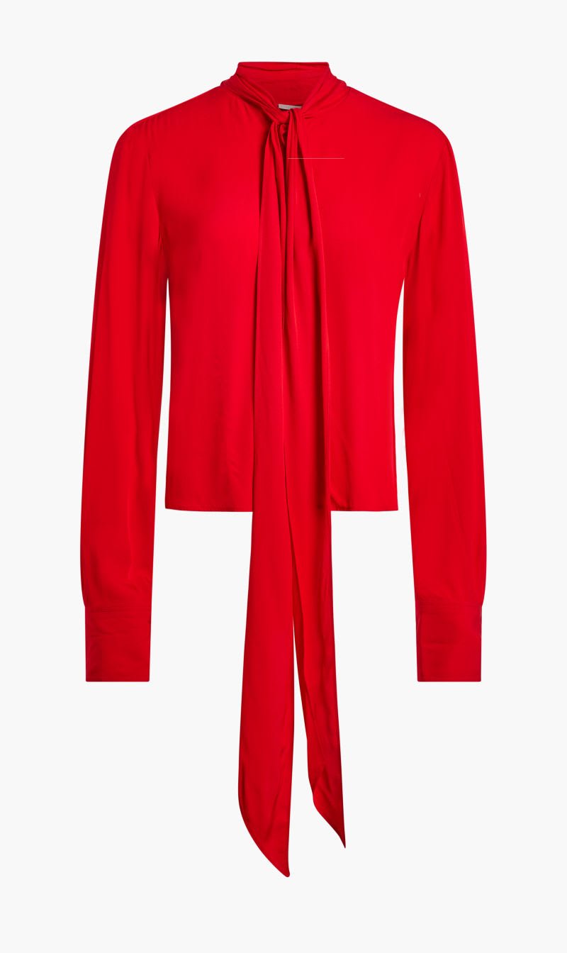 

Stella Mc Cartney Red Scarf Shirt for Women | The Deal Outlet