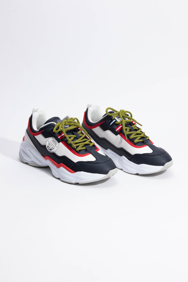 

SERGIO TACCHINI Glassy Ltx White/navy Sneakers