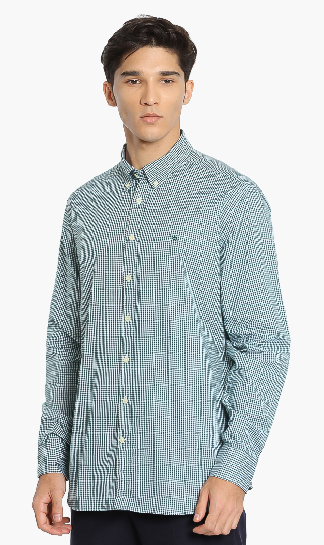 

Hackett London Mini Check Brompton Slim Fit Shirt