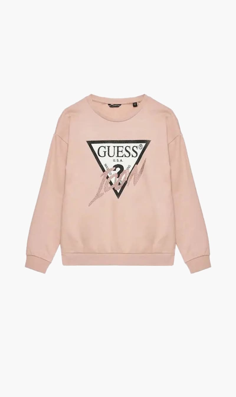 

Guess Pink Cn Icon Sweatshirt for Women | The Deal Outlet