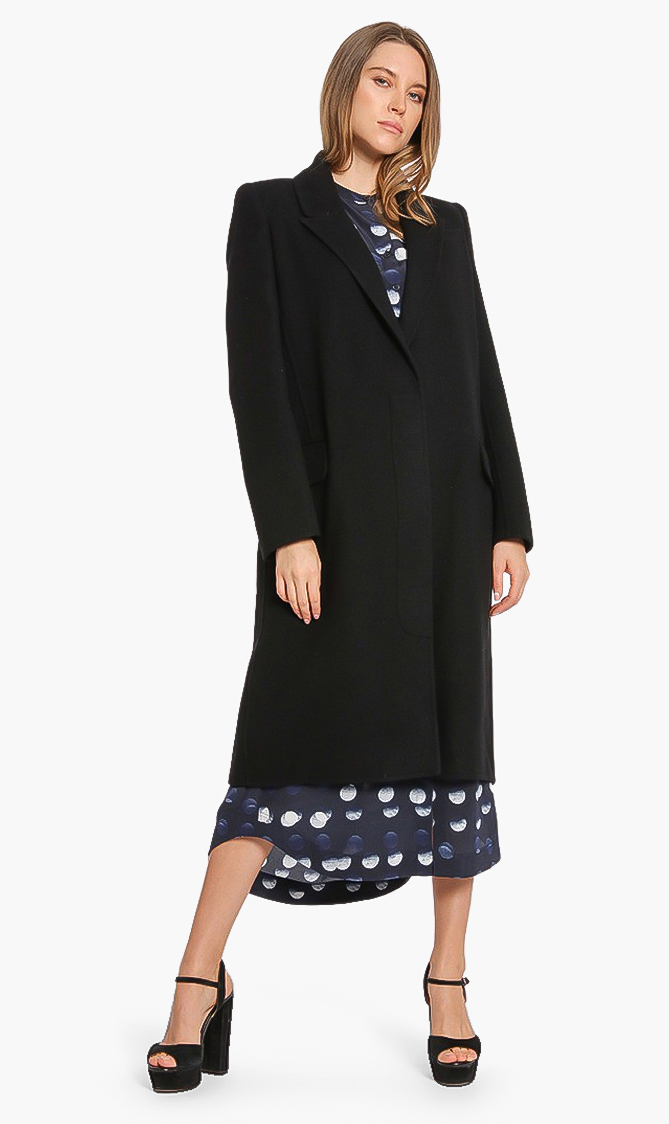 

Alexander Mcqueen Single Breasted Long Coat
