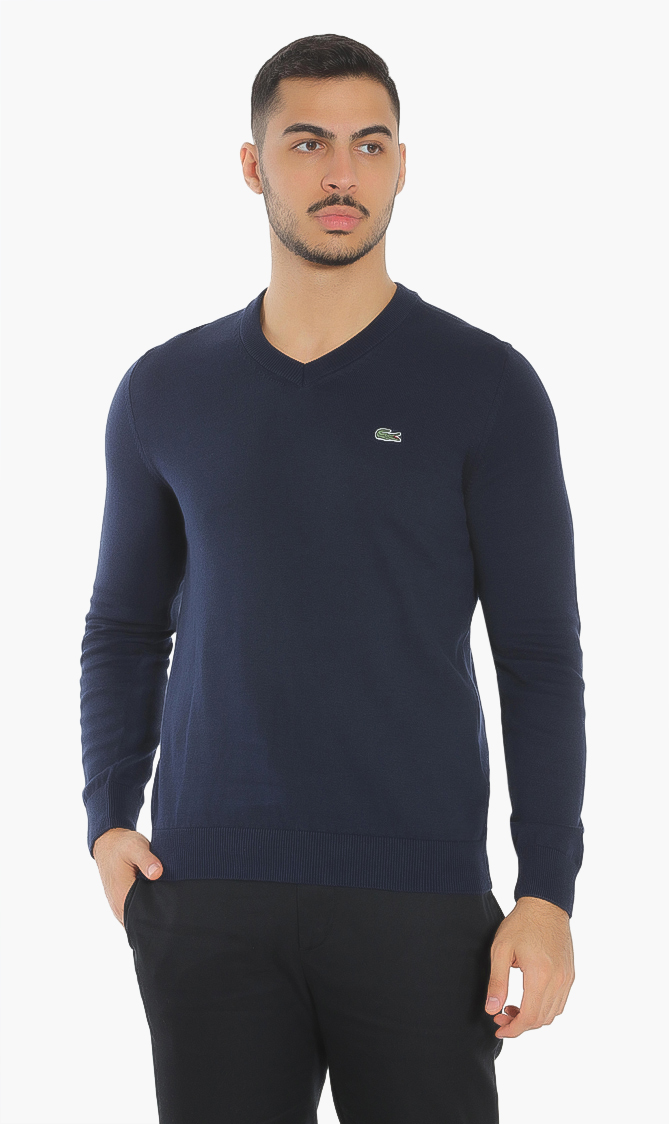 

Lacoste Classic Fit V-neck Sweater