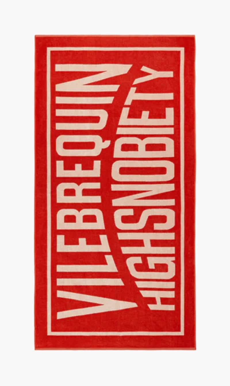 

Vilebrequin Red Sand Highsnobiety 2 Vbq & Hs Towel Red Tea | The Deal Outlet