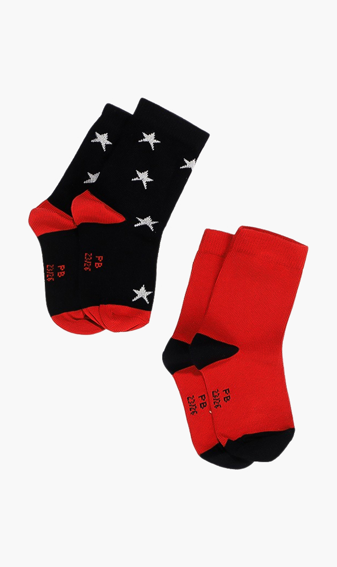 

2-pack Colorblock Socks, Multi-color