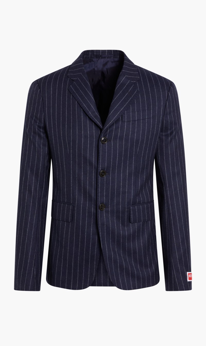 

Kenzo Blue 3 Buttons Slim Jacket for Men | The Deal Outlet
