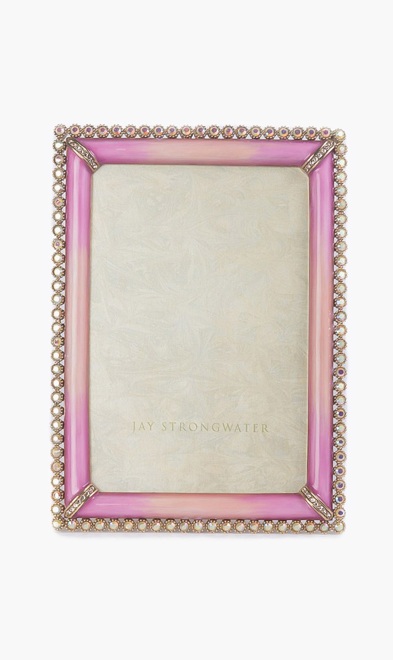 

Jay Strongwater Lorraine Stone Edge 4" X 6" Frame
