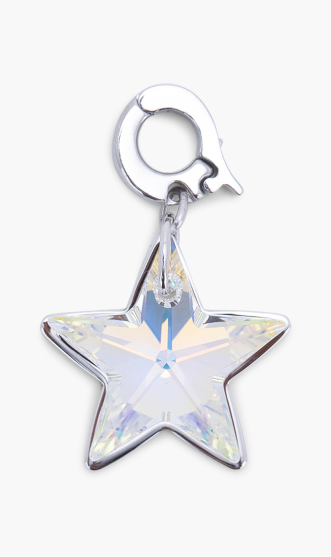 

Swarovski Double Star Charm