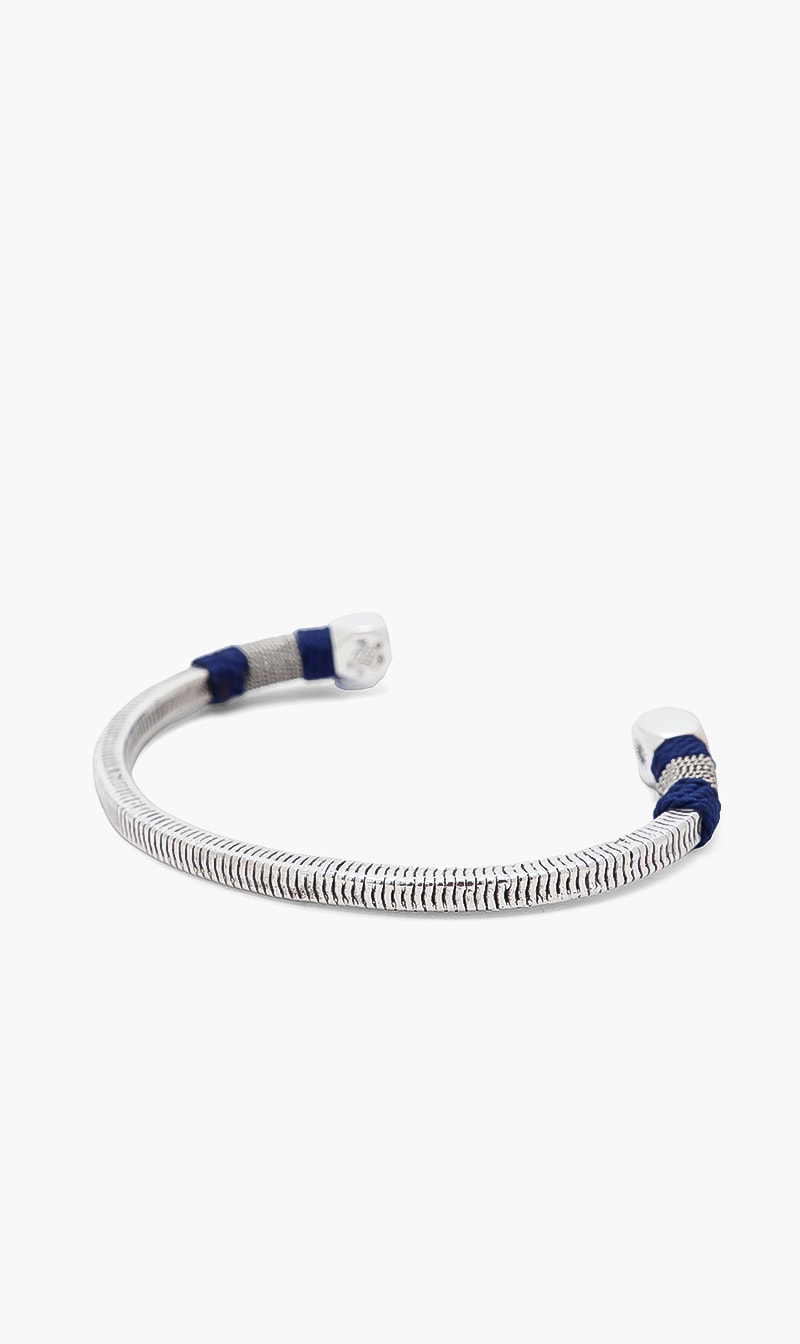 

Silvered Marine Bracelet, Blue