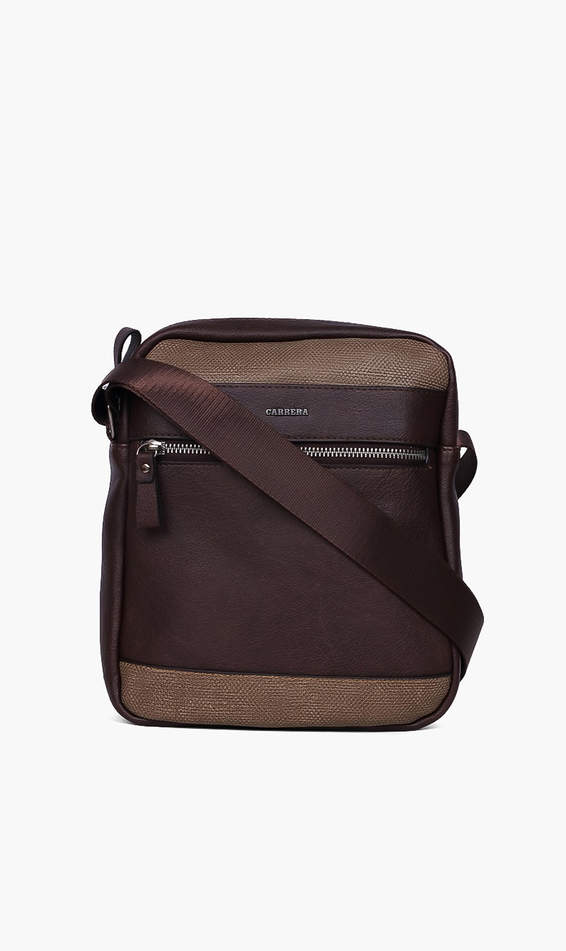 

Leather Crossbody Bag, Brown