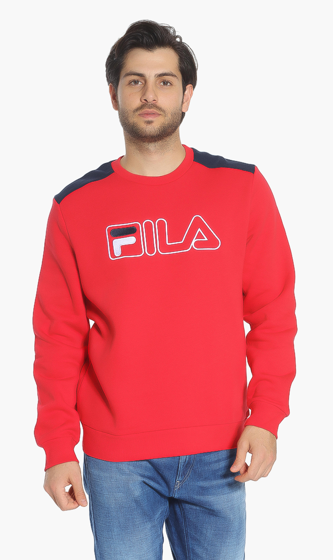 

Fila Basil 2 Outline Embroidered Logo Sweatshirt