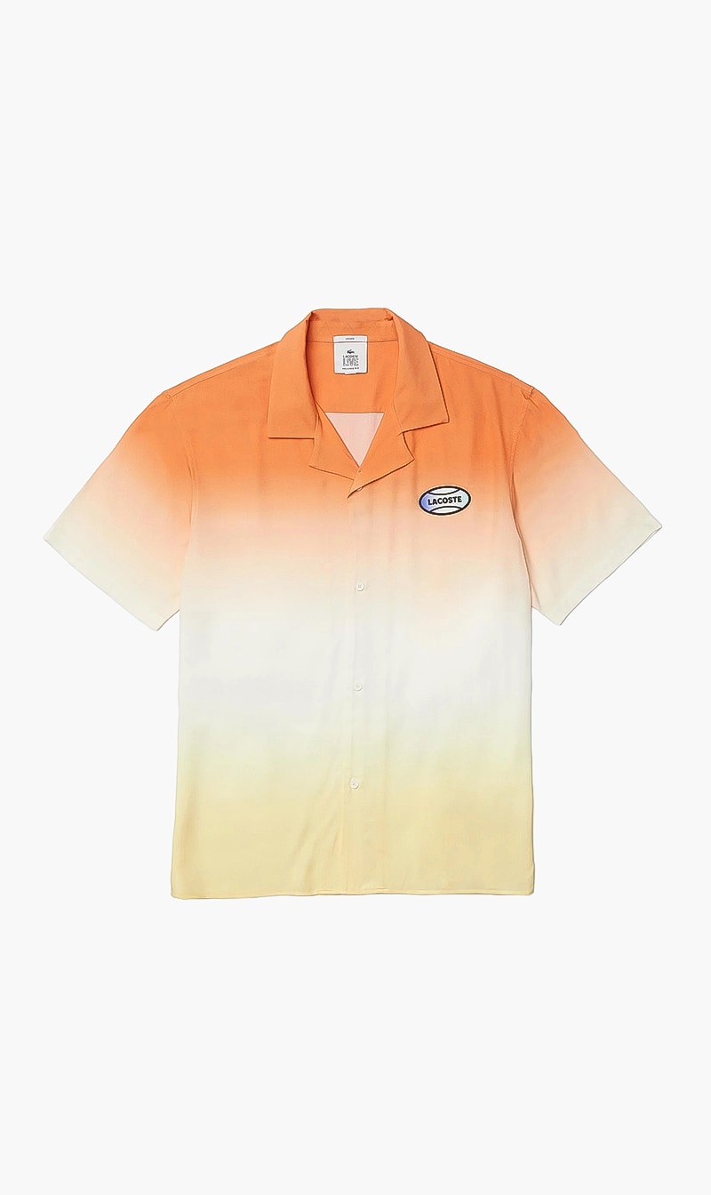 

Lacoste Orange Relaxed Fit Shirt for Men | The Deal Outlet