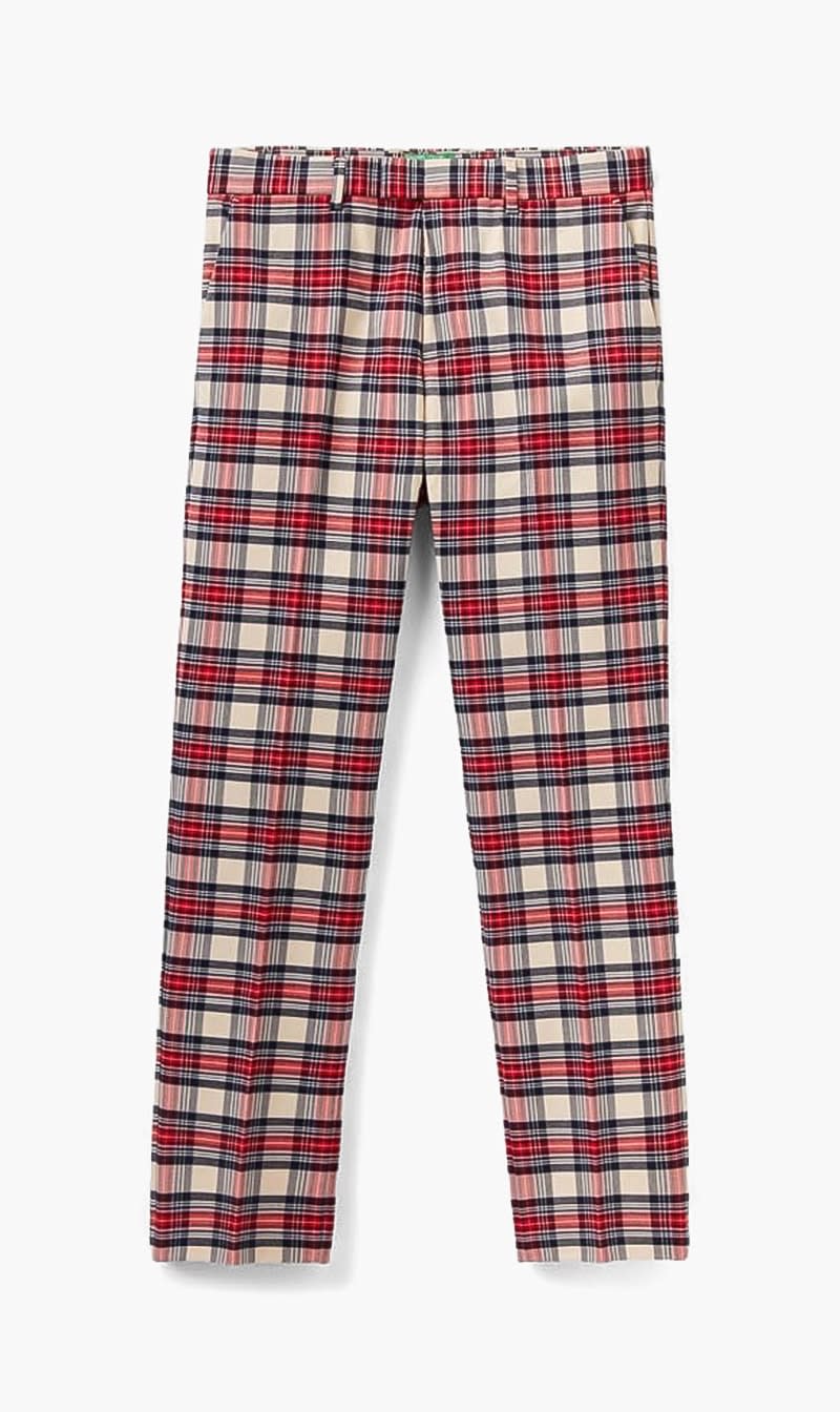 United Colors Of Benetton Multi-color Slim Fit formal Trousers for Men