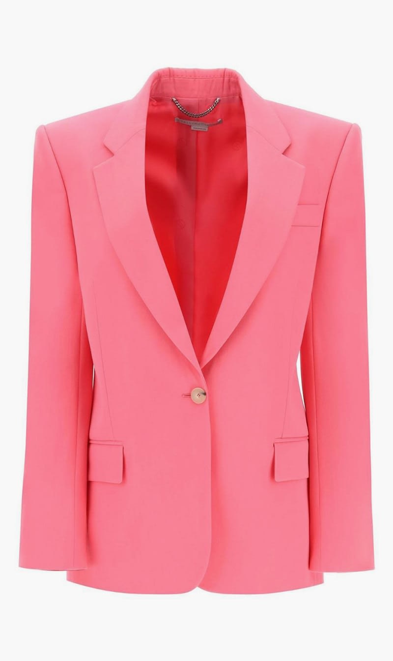 

Stella Mc Cartney Pink Iconic Slim Jacket for Women | The Deal Outlet