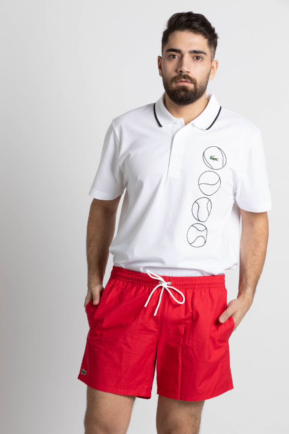 

LACOSTE Solid Swimming Trunks