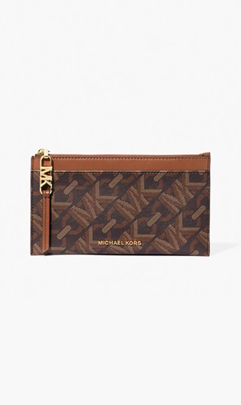 

Michael Kors Brown Empire Large Card Case for Women | The Deal Outlet