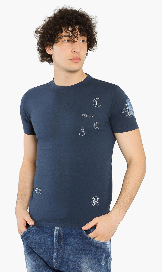 

Replay Anchor Crew Neck T-shirt