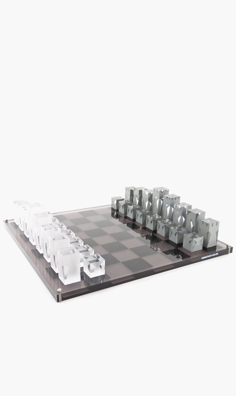 

Acrylic Chess Set - Black