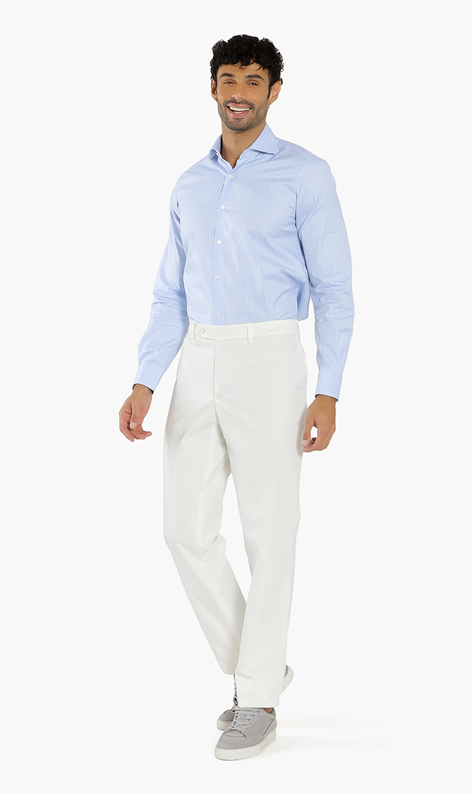 

Pal Zileri Plain Slim Fit Trouser