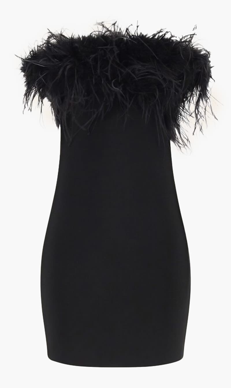 

Guess Black Evita Bandage Dress for Women | The Deal Outlet