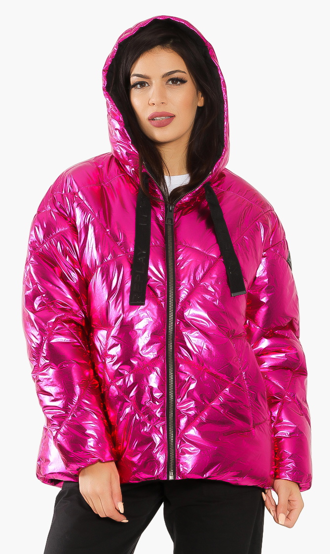 Replay Laminated Padded Jacket