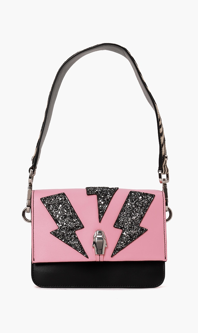 

Cavalli Class Lightning Patch Milano Sling Bag