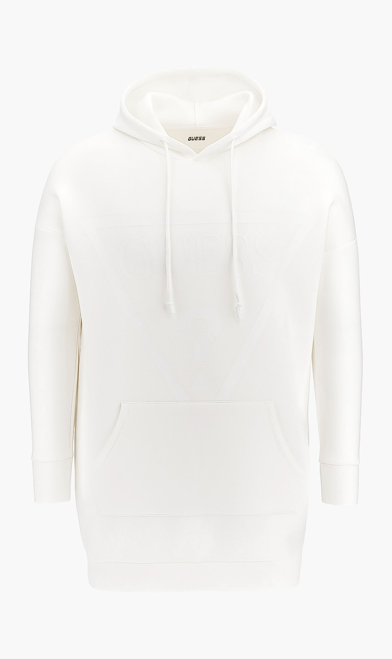

Alisa Front Logo Hoodie, White