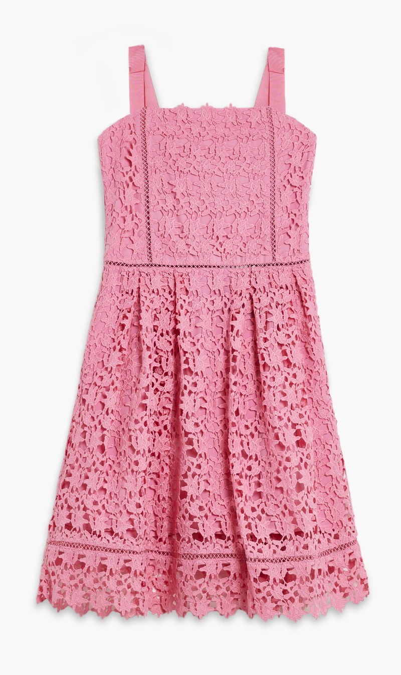 

Self-portrait Pink Pink Azaelea Lace Dress for Kids | The Deal Outlet