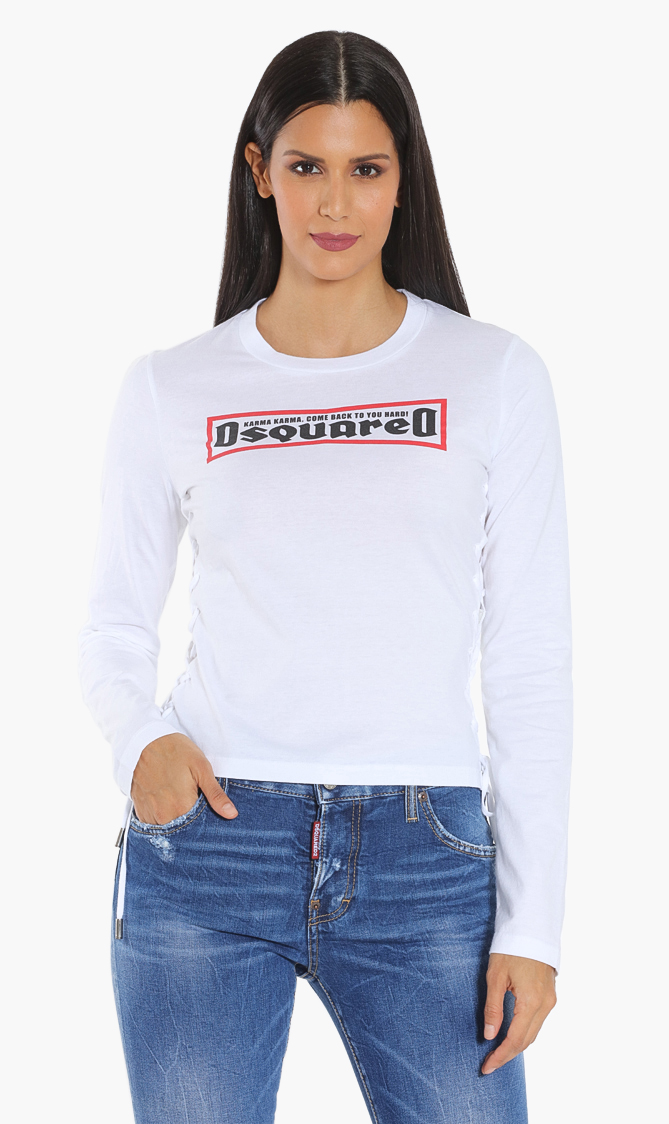 Dsquared2 Logo Long Sleeves T-shirt