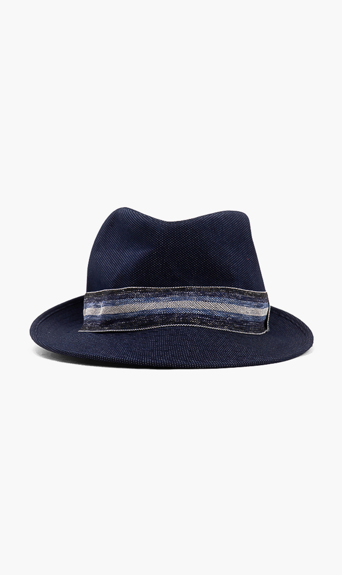 

Jacob Cohen Cotton Fedora Hat