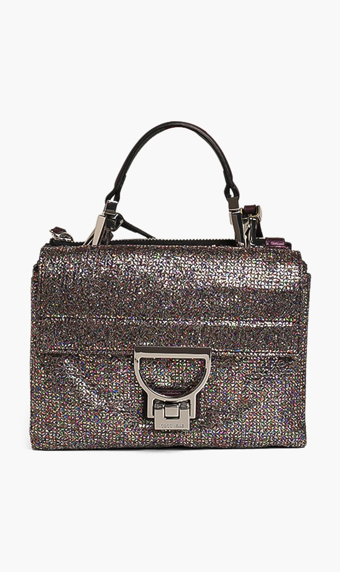 

COCCINELLE Leather Snake Skin Clutch Bag
