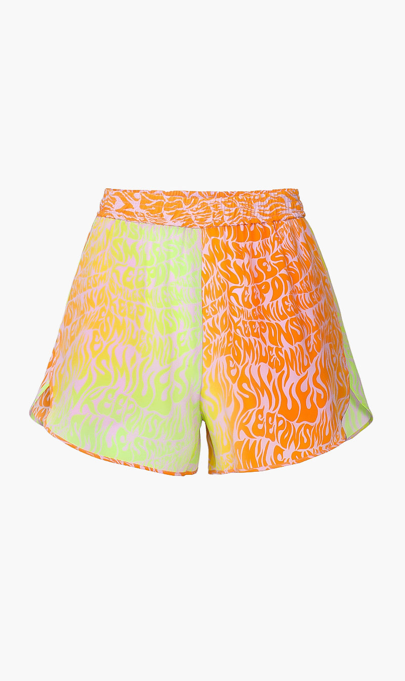 

Orchid Printed Shorts, Orange