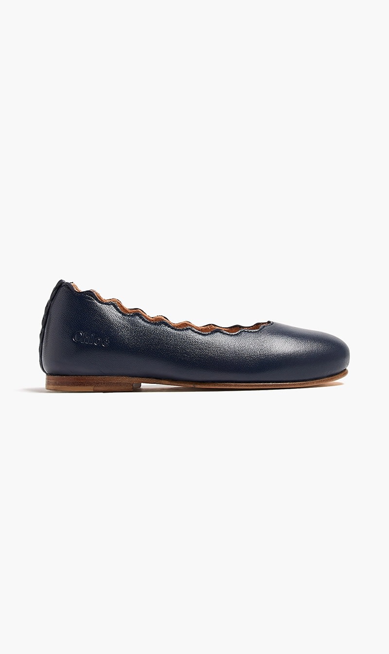 

Chloe Blue Ballerina Shoes for Girls | The Deal Outlet