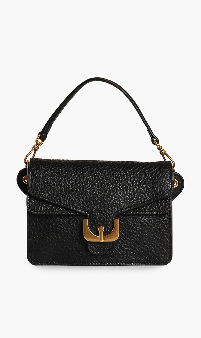 

COCCINELLE Flap Leather Crossbody Bag