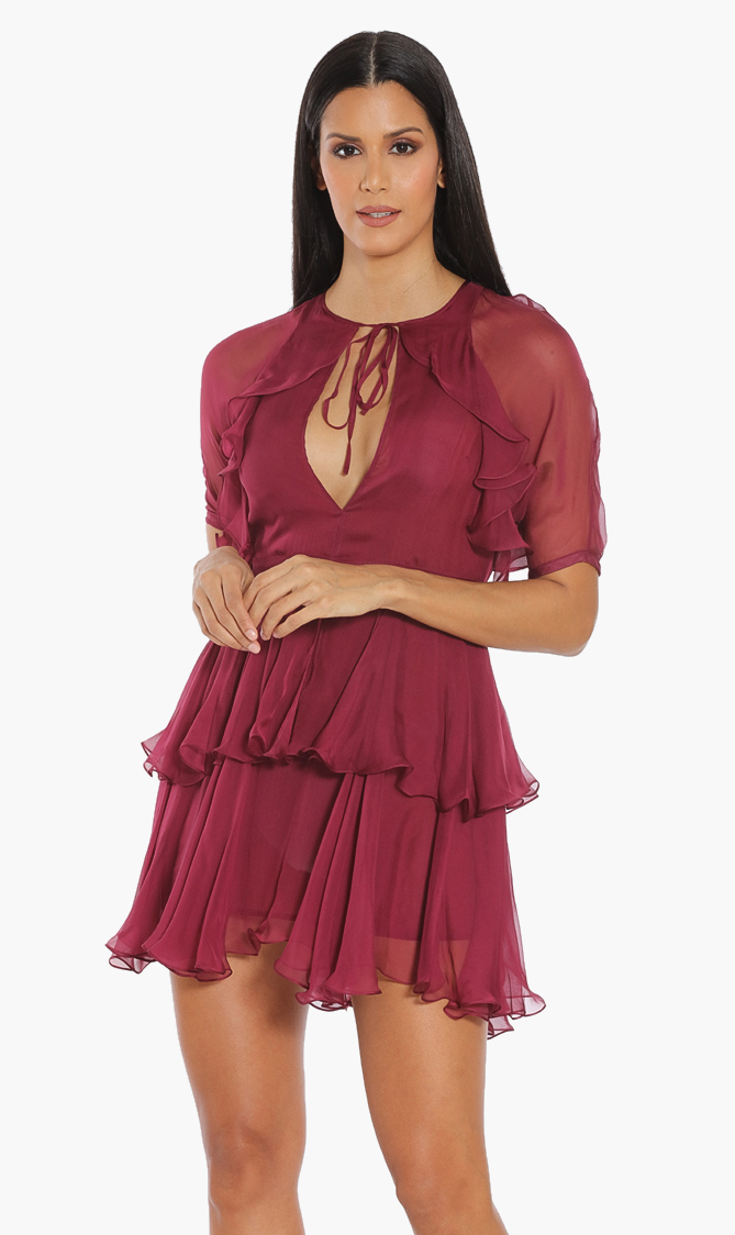 

Dsquared2 Plain Ruffled Dress