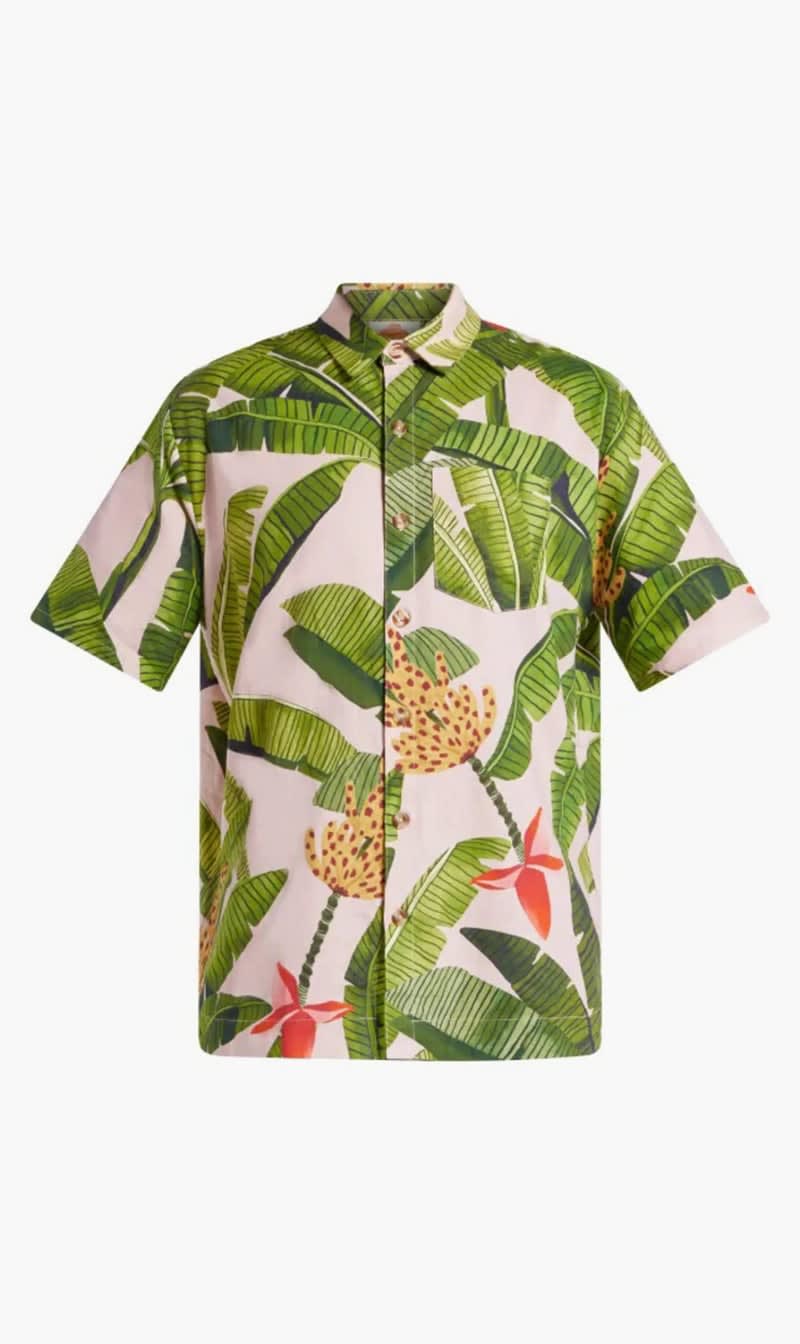 

Farm Rio Multi-color Banana Leaves Unisex Shirt for Men | The Deal Outlet