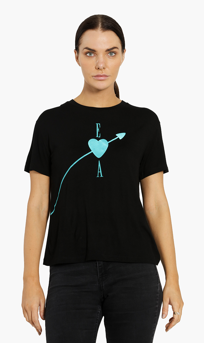 

Emporio Armani Contrast Velour Logo T-shirt