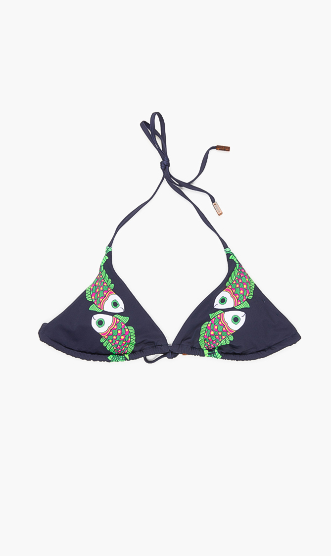 

Sweet Fishes Triangle Bikini Top