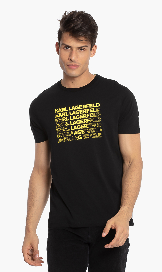 

Karl Lagerfeld Rubber Logo Crew-neck T-shirt