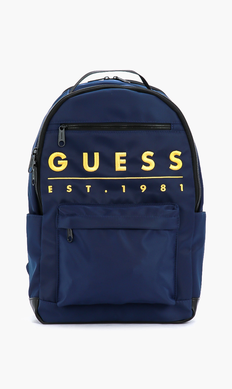 

Classic Logo Printed Backpack, Blue