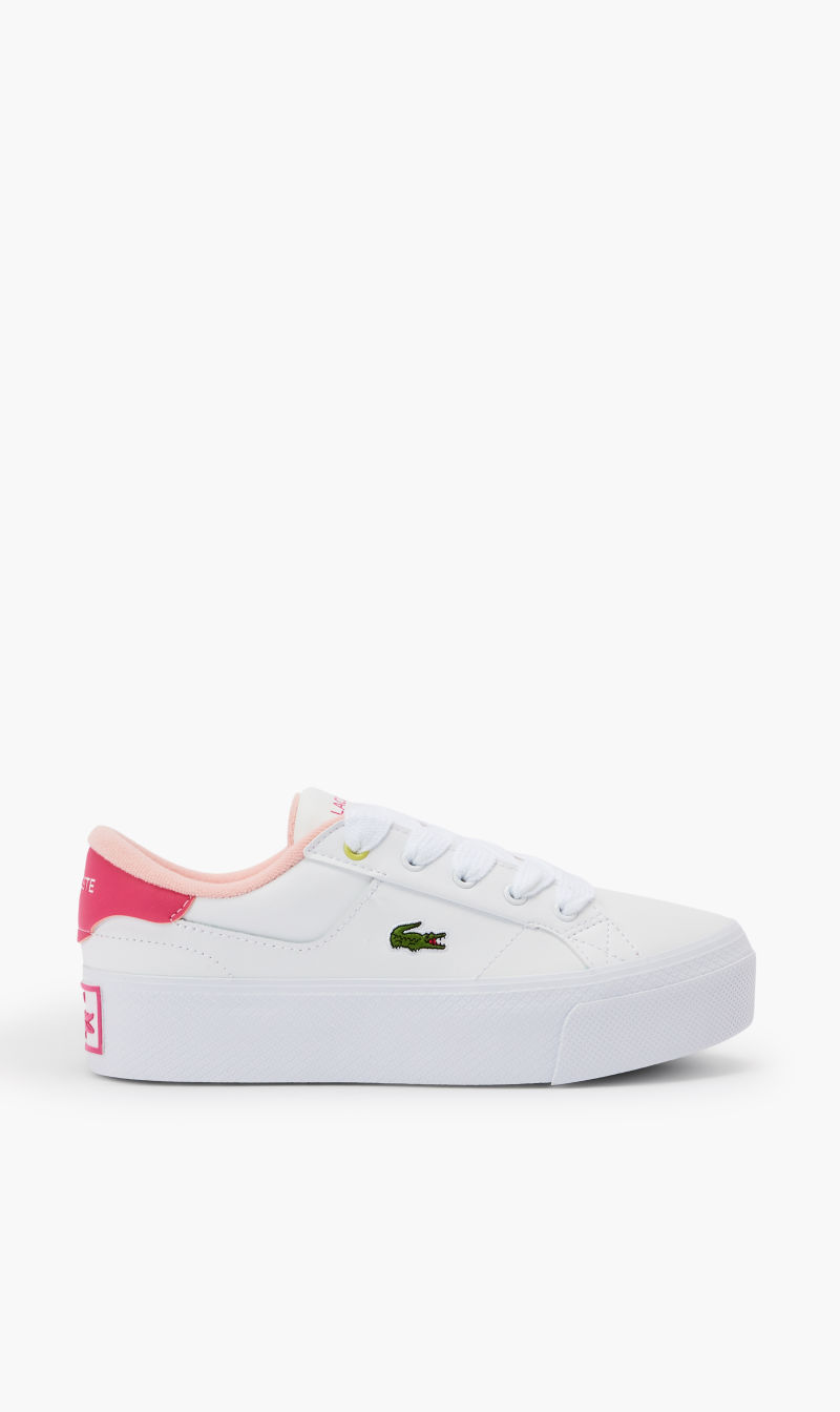 

Lacoste Pink Ziane Platform 223 2 Cfa Whtgrn for Women | The Deal Outlet