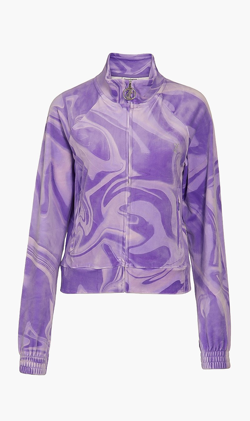 

Printed Diamante Logo Sweatshirt, Purple