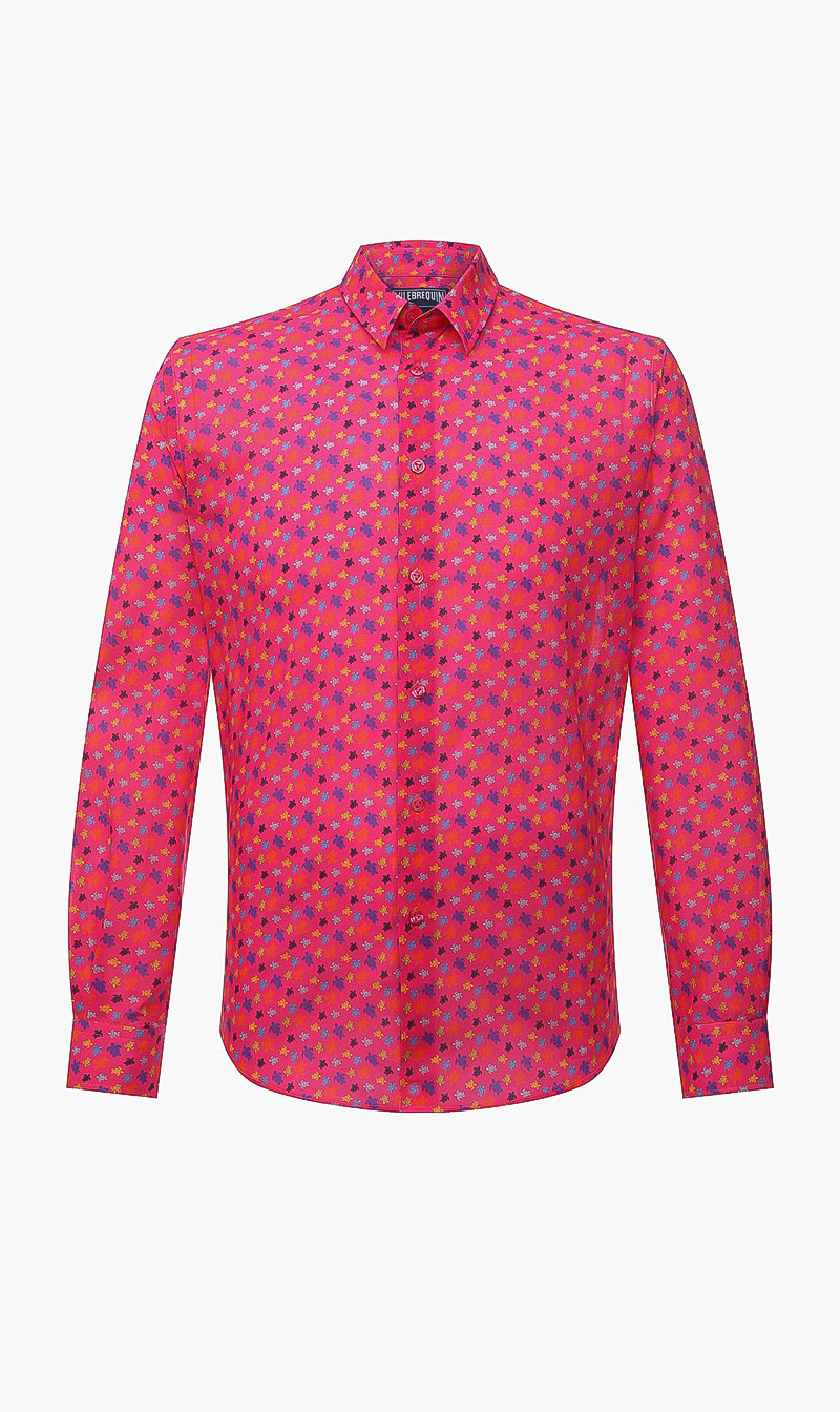 

Turtle Print Shirt, Pink