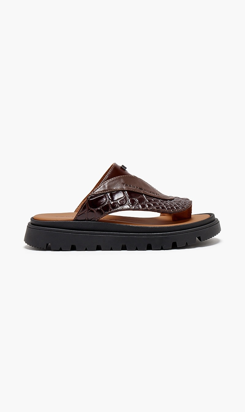 

Tommy Hilfiger Brown Arabic Sandals for Boys | The Deal Outlet