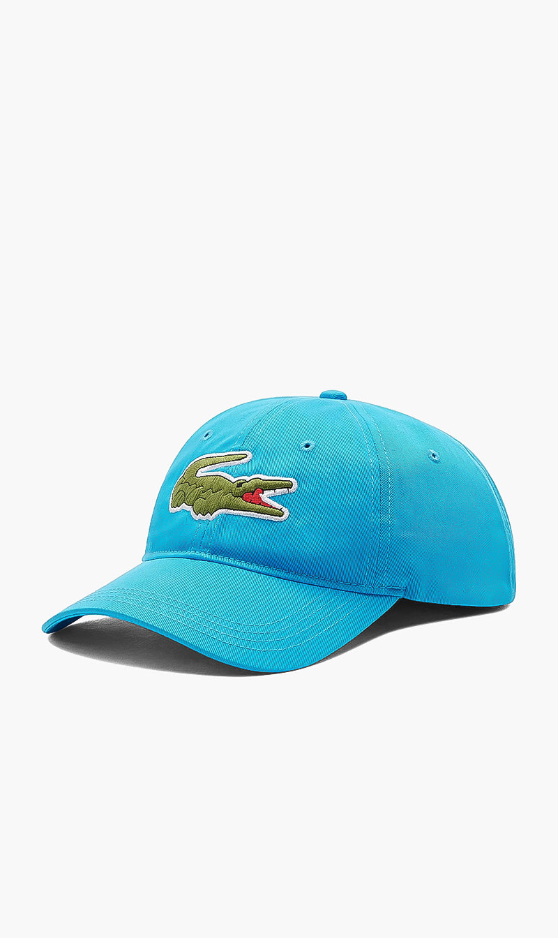 

Contrast Strap And Oversized Crocodile Cotton Cap