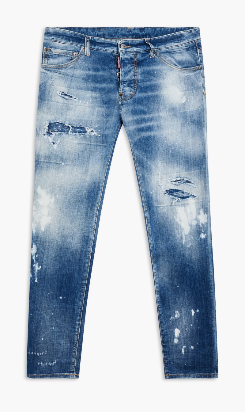 

Dsquared2 Blue 5 Pocket Pants for Men | The Deal Outlet
