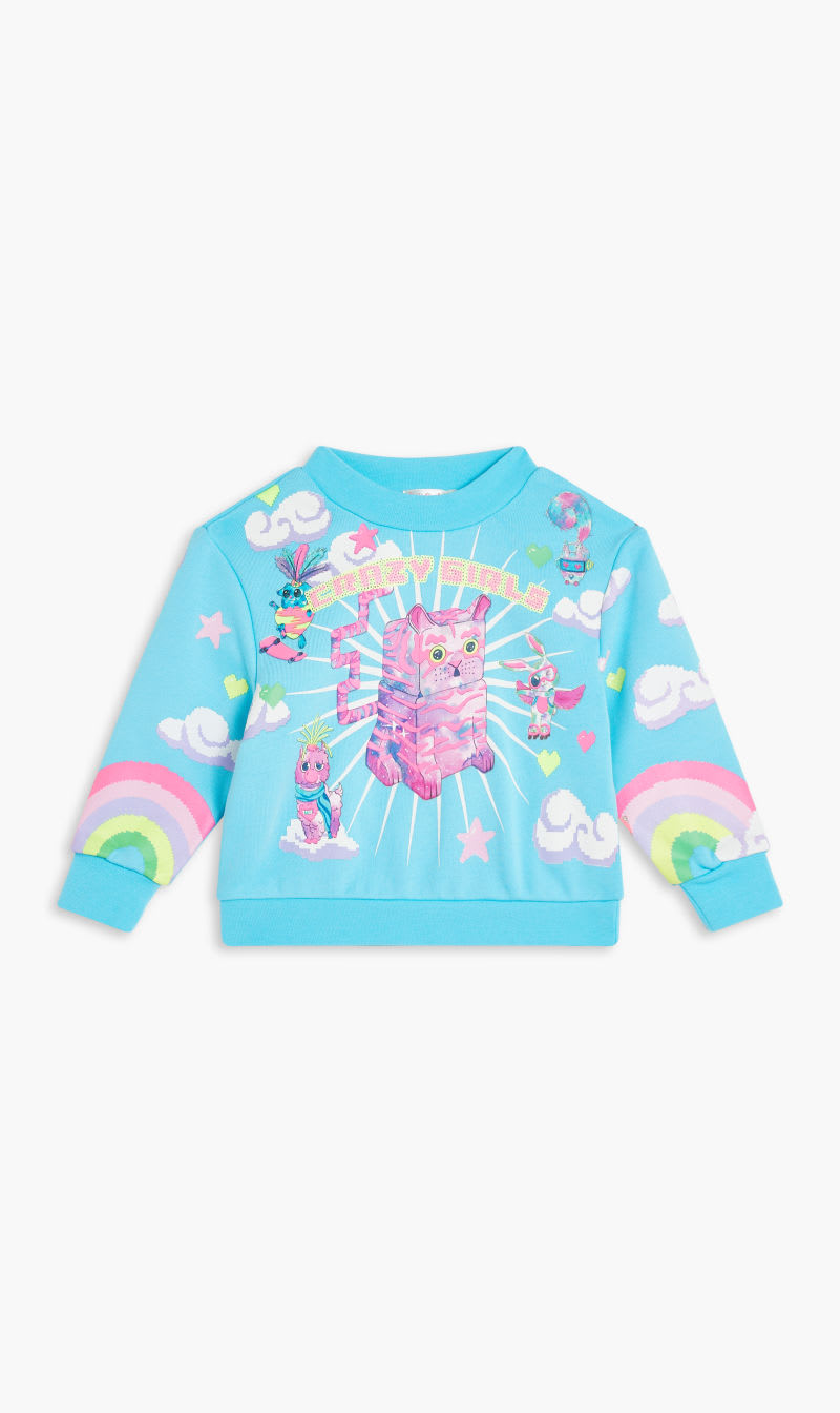 

Billieblush Blue Sweatshirt for Girls | The Deal Outlet