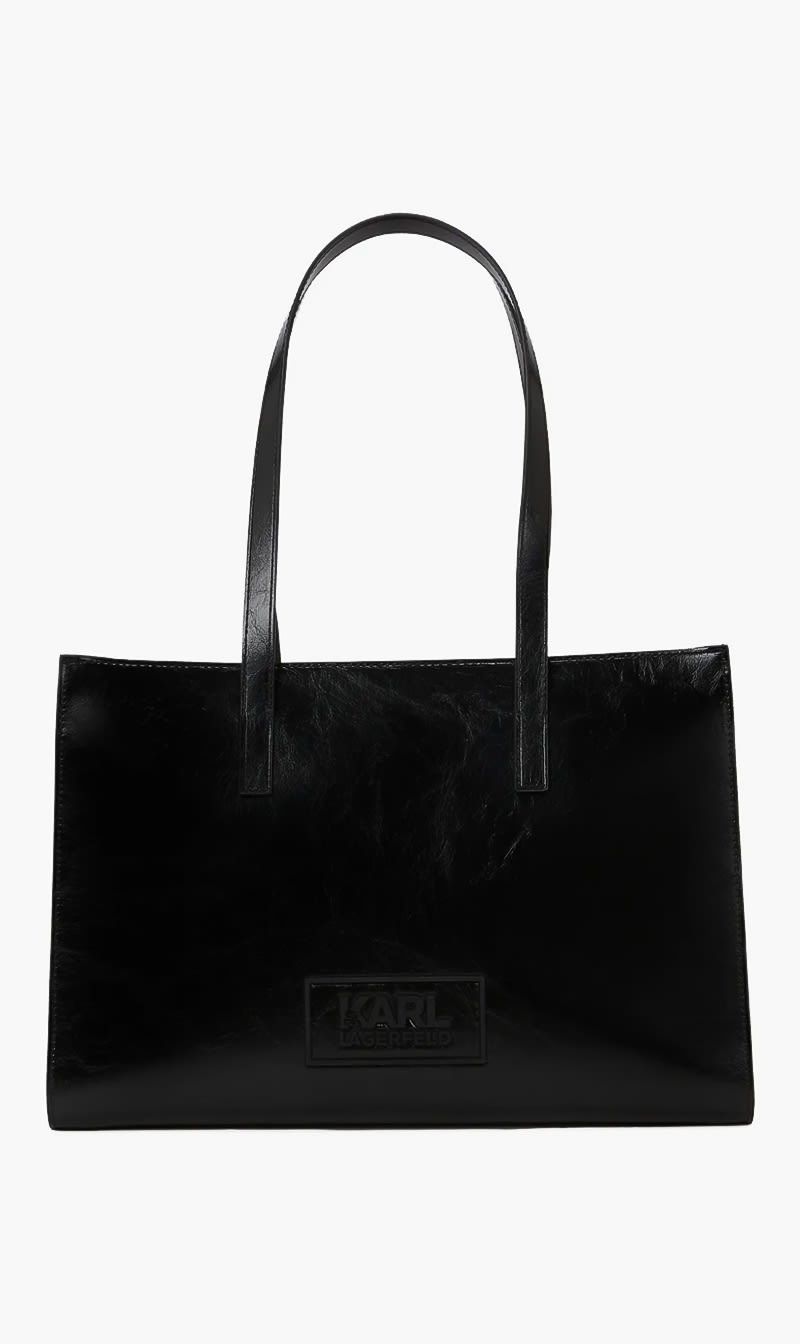 

Karl Lagerfeld Black K Stone Tote Bag for Women | The Deal Outlet
