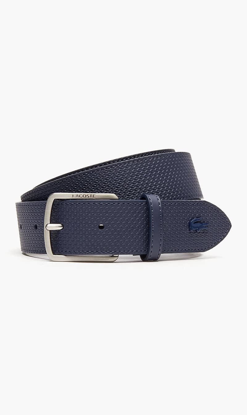 

Lacoste Blue Leather Belt for Men