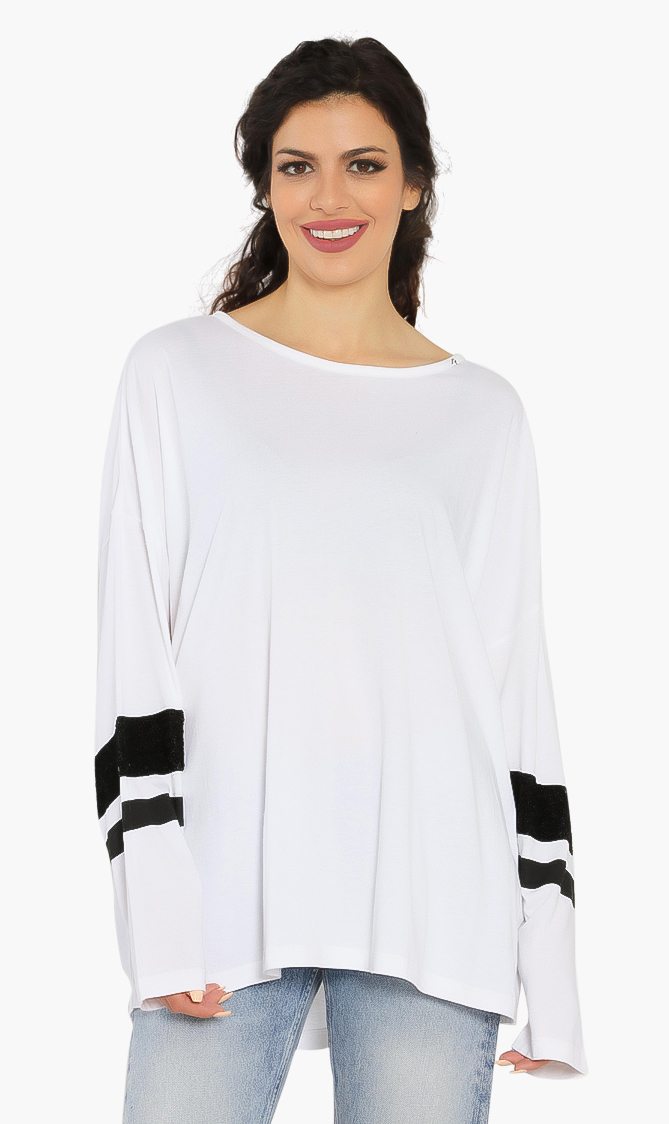 

Replay Large Replay Print Long Sleeve T-shirt